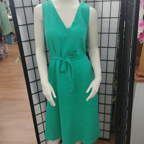 nicole miller linen dress